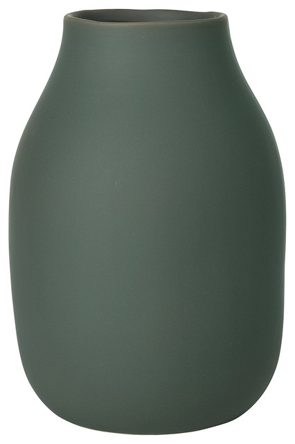 Colora Porcelain Vase, Agave Green