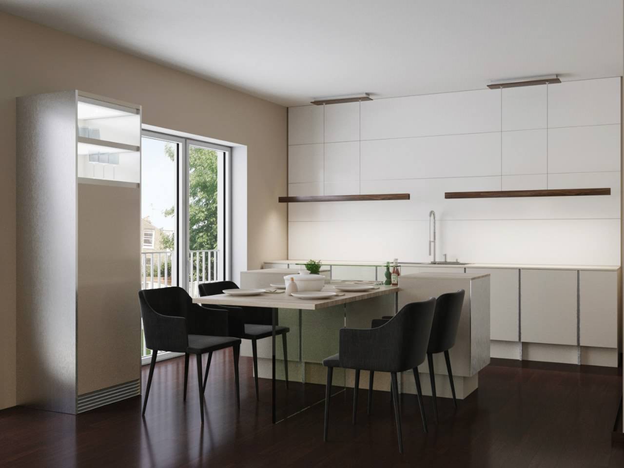 Квартира, общая площадь 60 кв.м