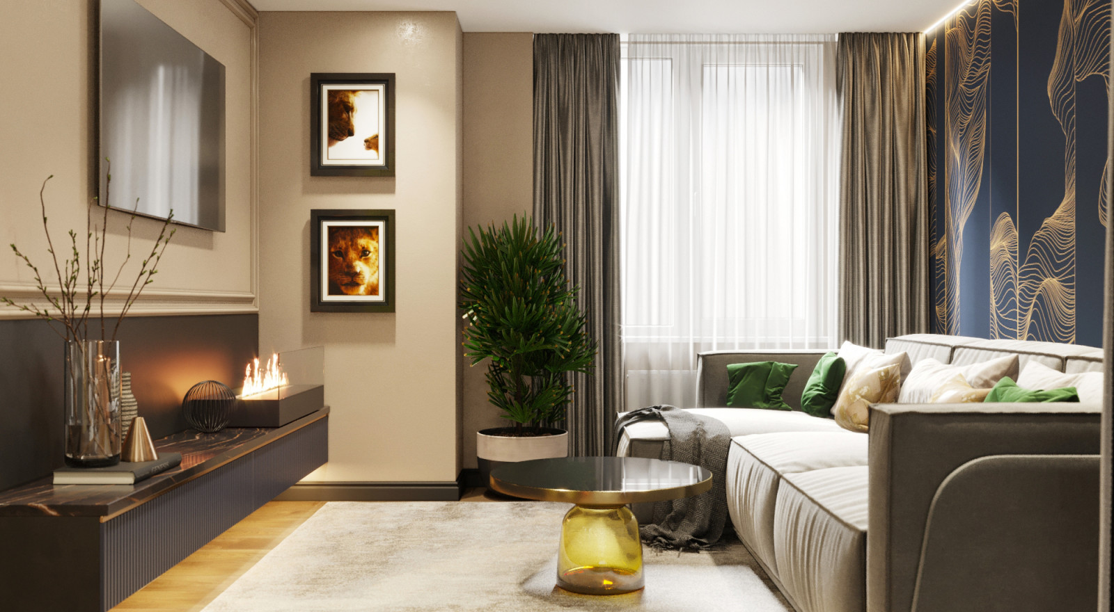 жк "Серебрянный бор", квартира 151 м2