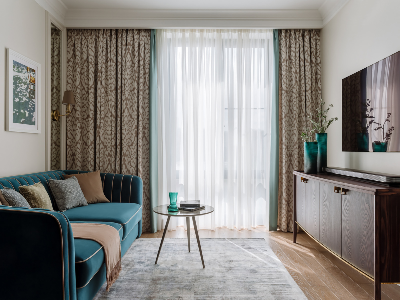 Стилизация квартиры в ЖК Пресня-Сити