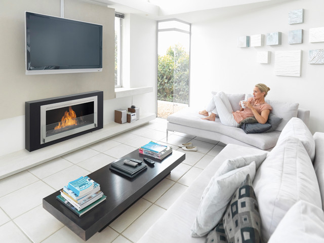 Monte Carlo Wall Ethanol Fireplace By Eco Feu Modern Living