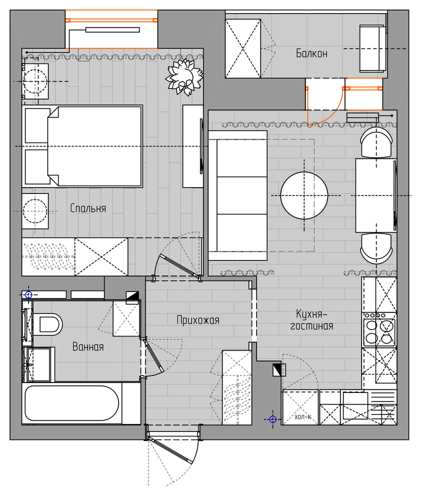 Однёшка для холостяка_Пригород Лесное (МО)