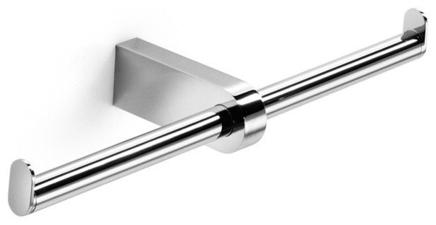 Ws Bath Collections Muci Double Toilet Paper Holder Contemporary Ws Bath Collections Muci Double Toilet Paper Holder
