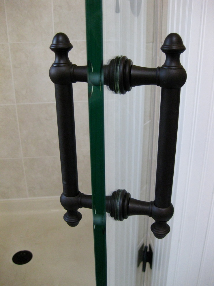 Oil Rubbed Bronze Glass Shower Door Handles New York By