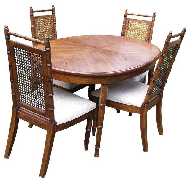 American of Martinsville Faux Bamboo Dining Set - Dining Sets - by ...