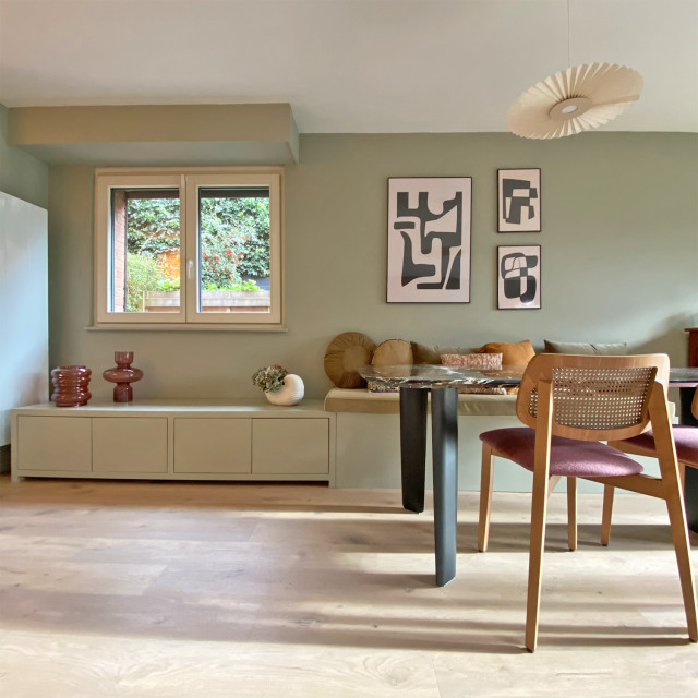 Rénovation et décoration d’une maison de 100 m2 Traditional Dining