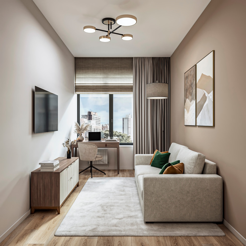 ЖК Level Нагатинская.  Гостевая спальня 12м2