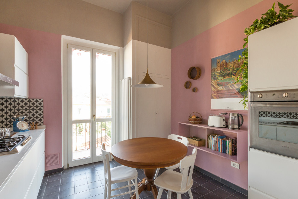 Photo of a contemporary kitchen in Florence.