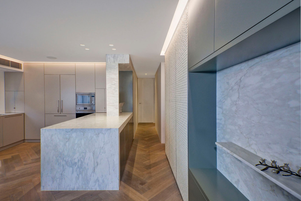 Contemporary kitchen in Sydney.