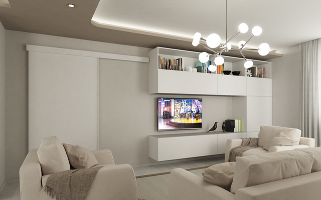 INTERIOR DESIGN - open space ma non troppo moderne-dagligstue