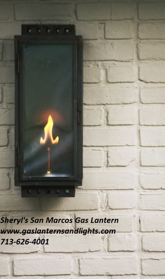 Sheryl's San Marcos Modern Gas Lantern