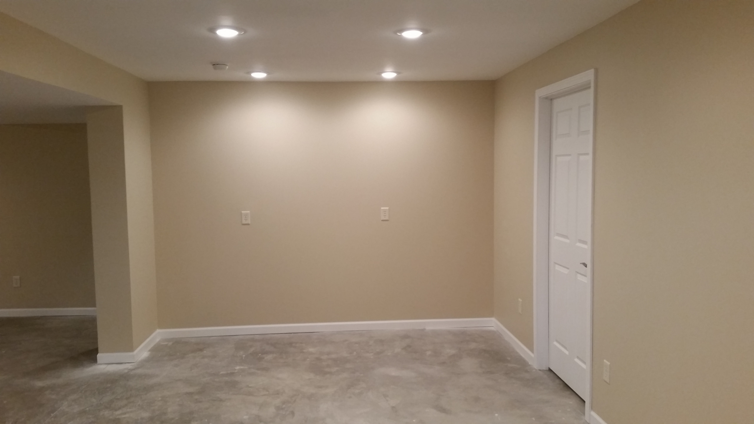 Basement Family space and bathroom