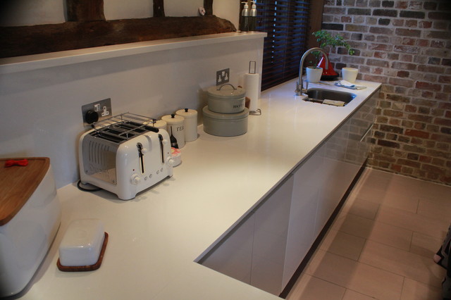 Barn Conversion kitchen eklektisk-koekken