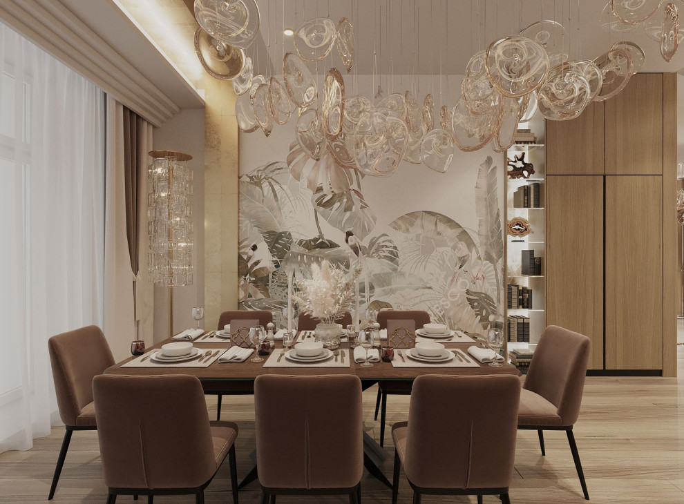 6-Room Apartment Design With 240 m² Floor Area