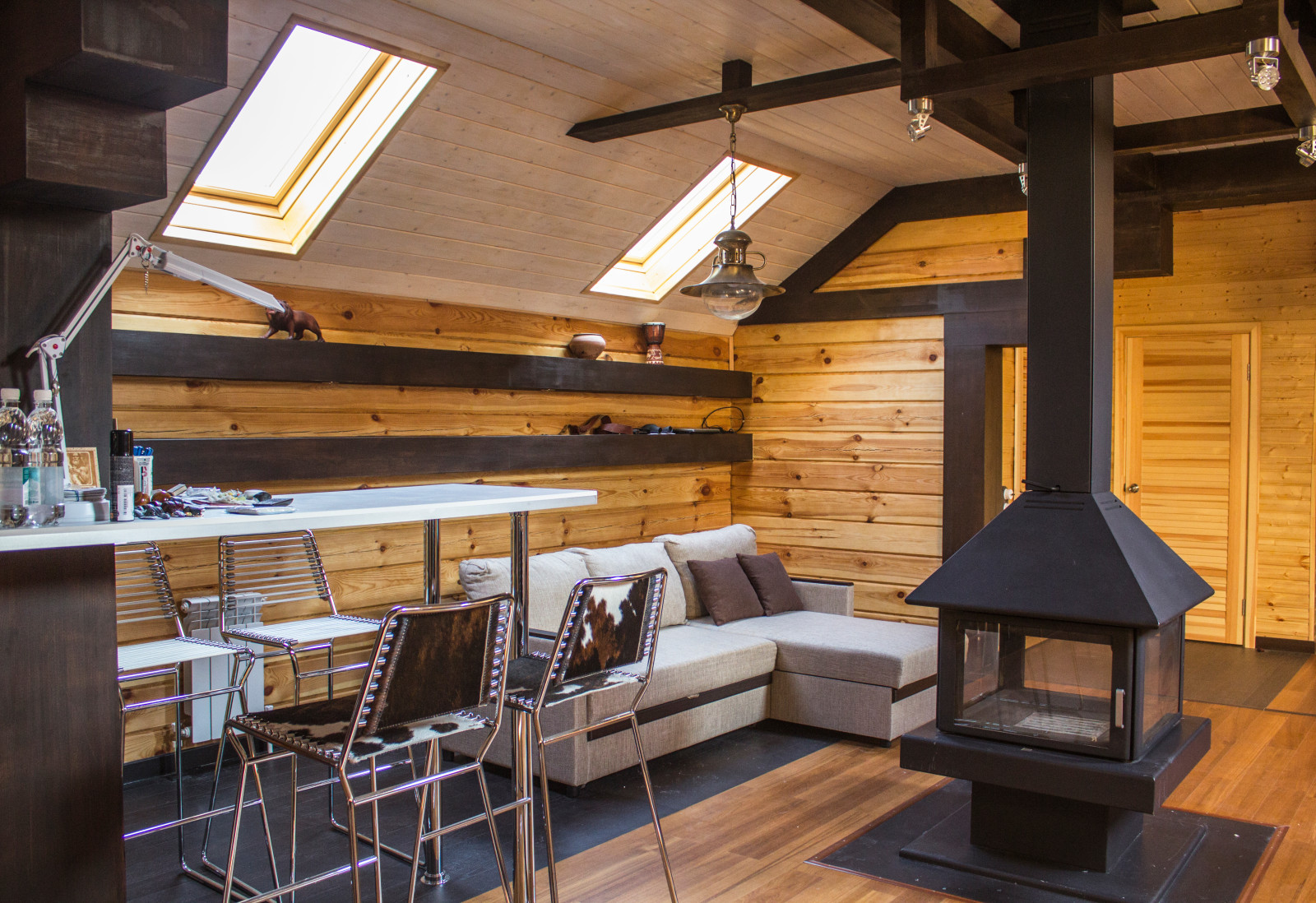 гостиная коттедж "шале на палубе"