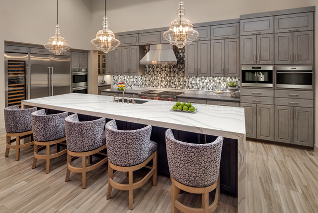Scottsdale Custom Home amerikansk-southwestern-koekken