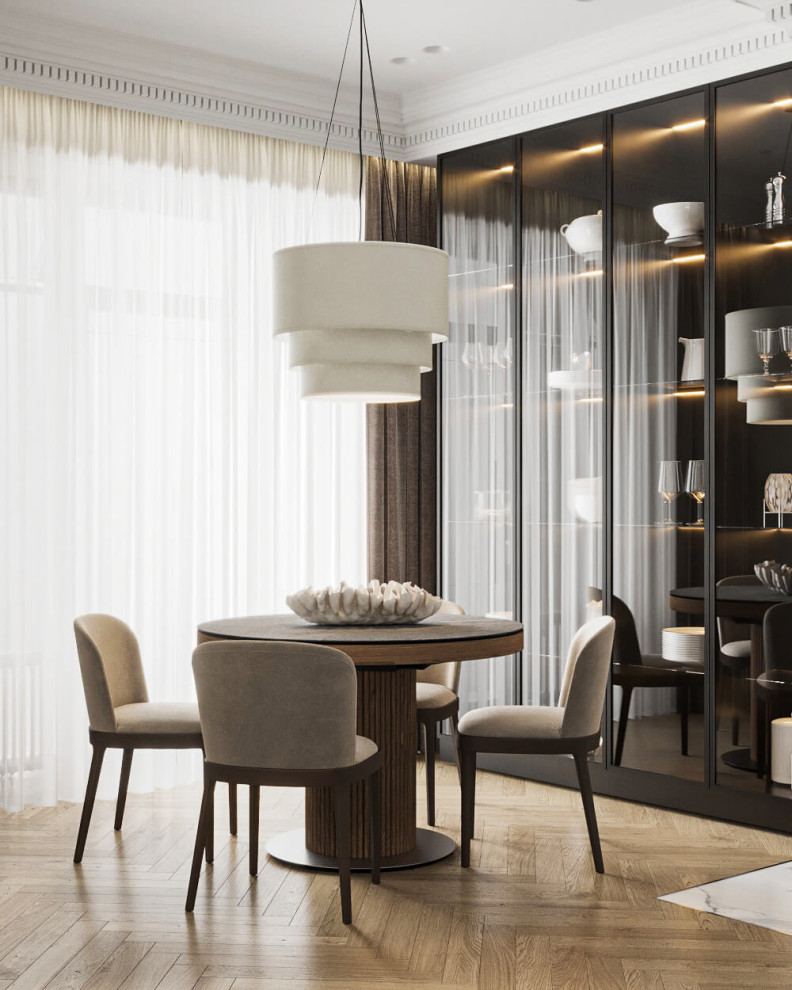 Клубный дом на Ярославской 74м2 (современная классика)