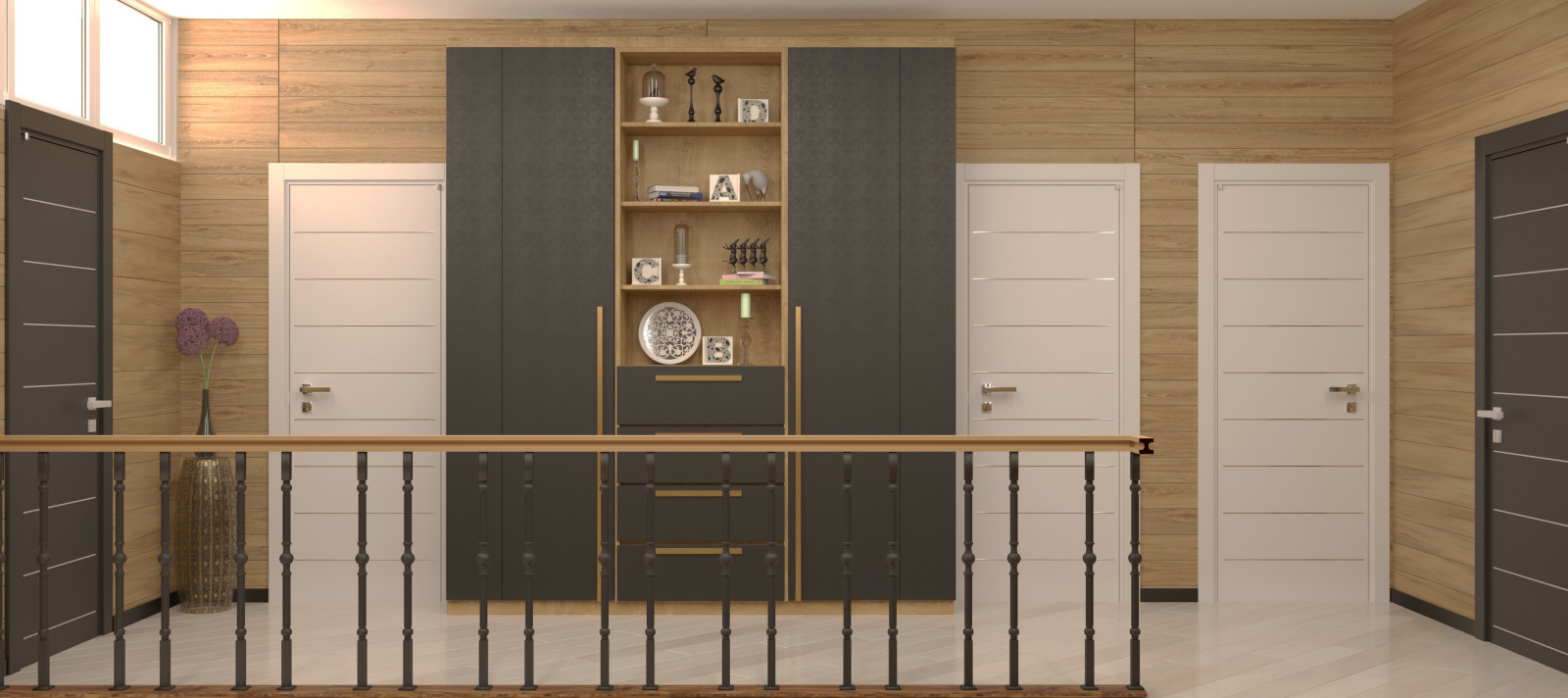 Интерьер жилого домас мансардой,г. Бор