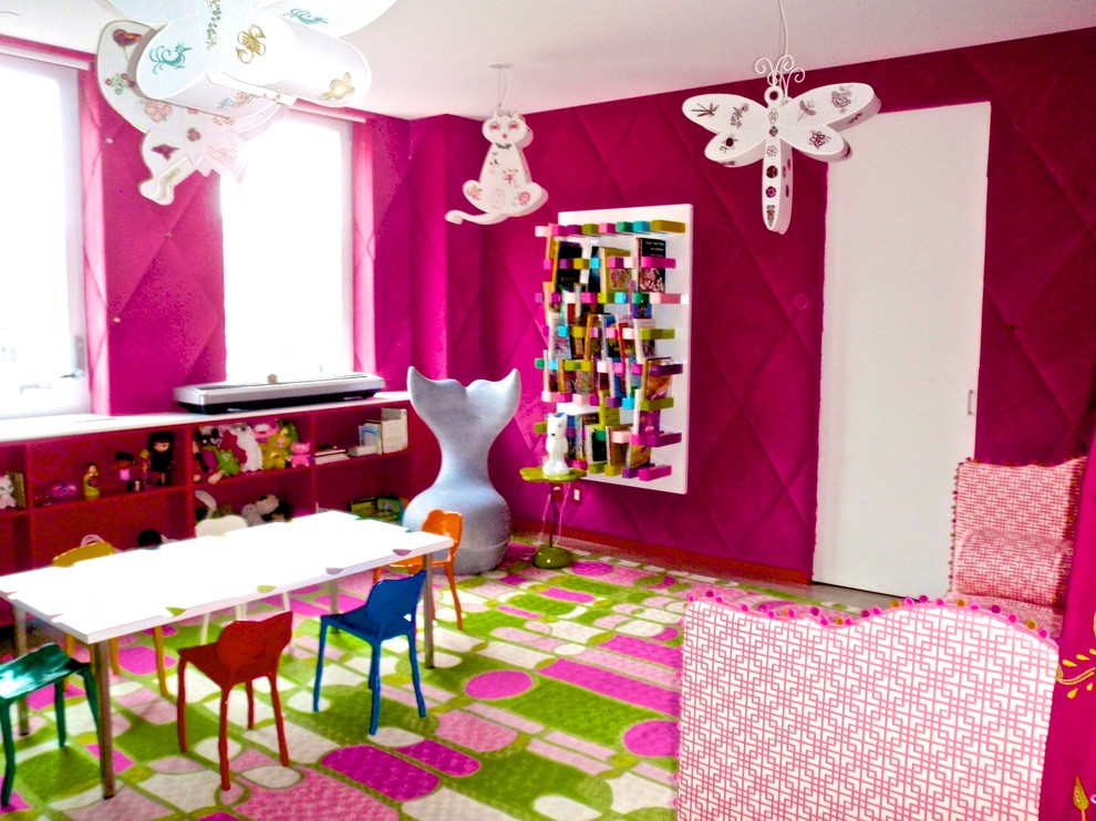 Inspiration for an eclectic kids' room in New York.