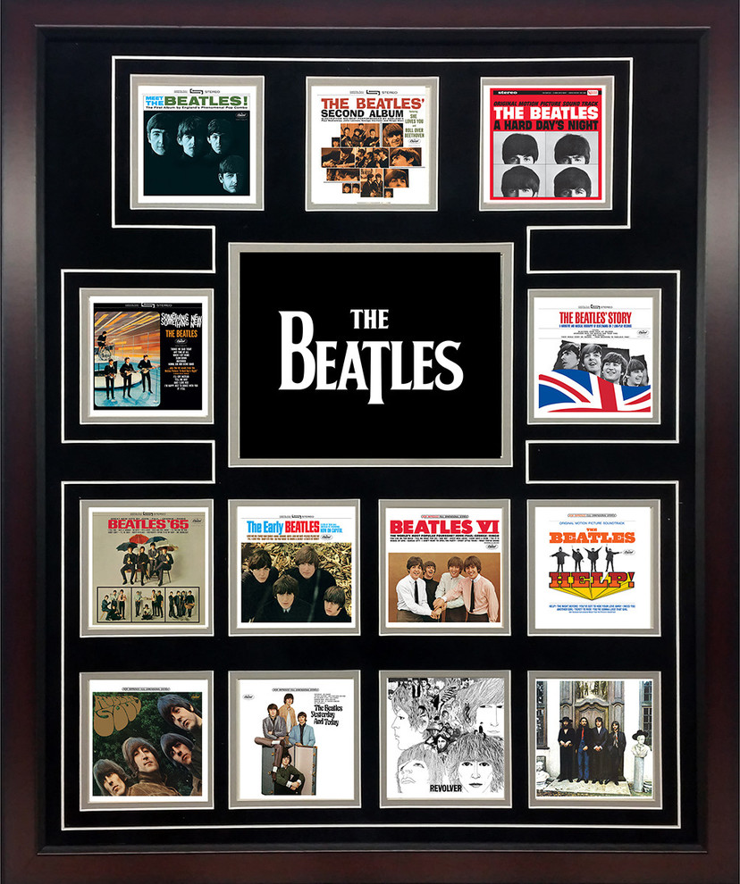 The Beatles US Album Discography Collage