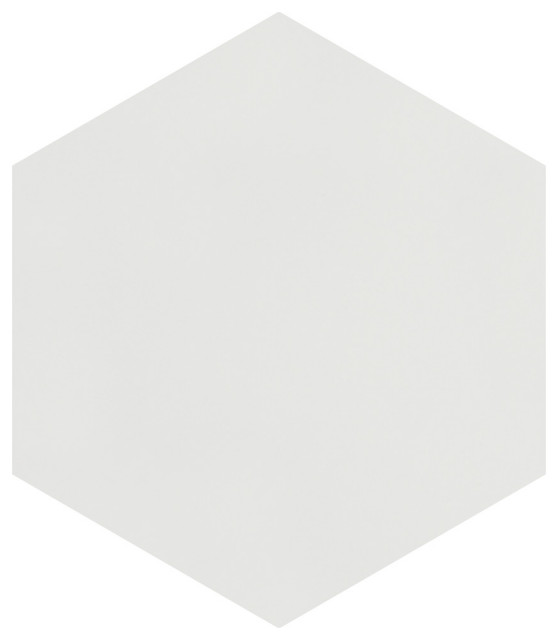 Textilis White Hex Porcelain Floor And Wall Tile Sample Contemporary Wall And Floor Tile 8901