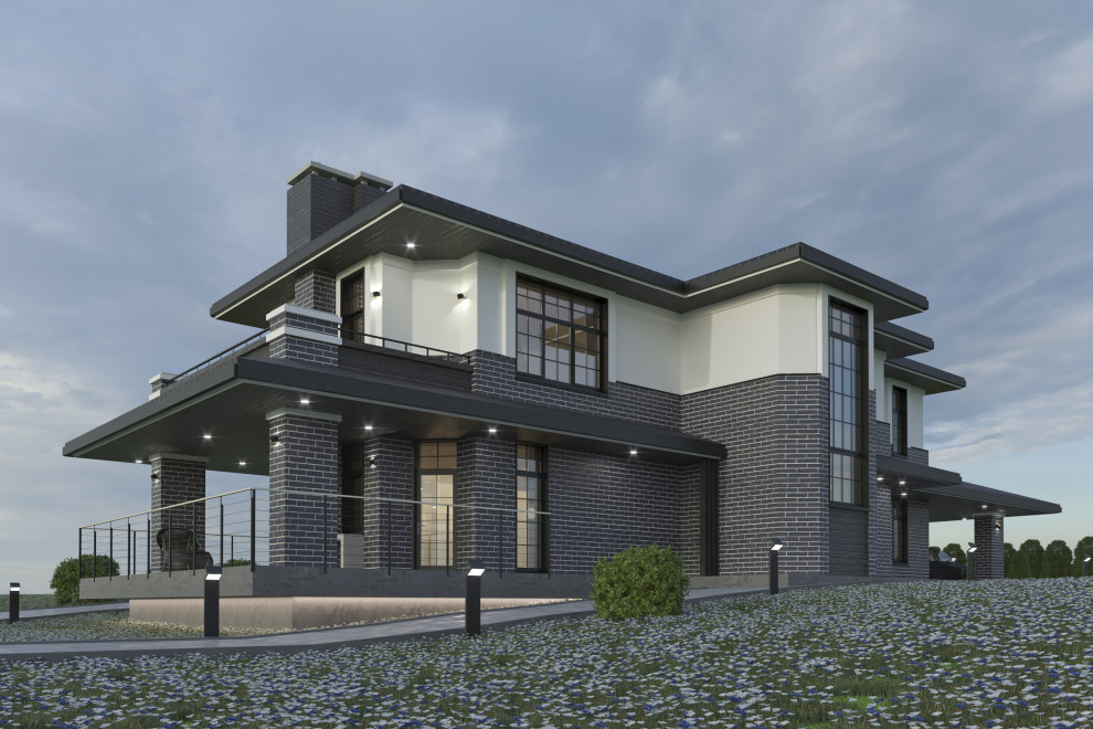 ИНДИВИДУАЛЬНЫЙ ЖИЛОЙ ДОМ Проект создан: 06/2018 Общая площадь: 272,35 м2