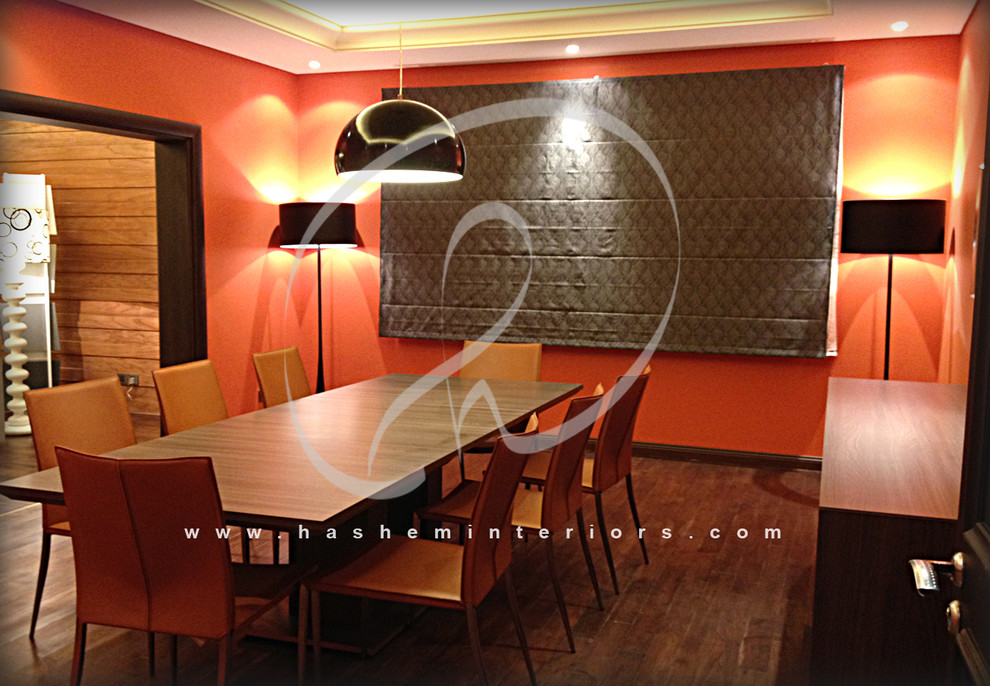 Dining room - contemporary dining room idea