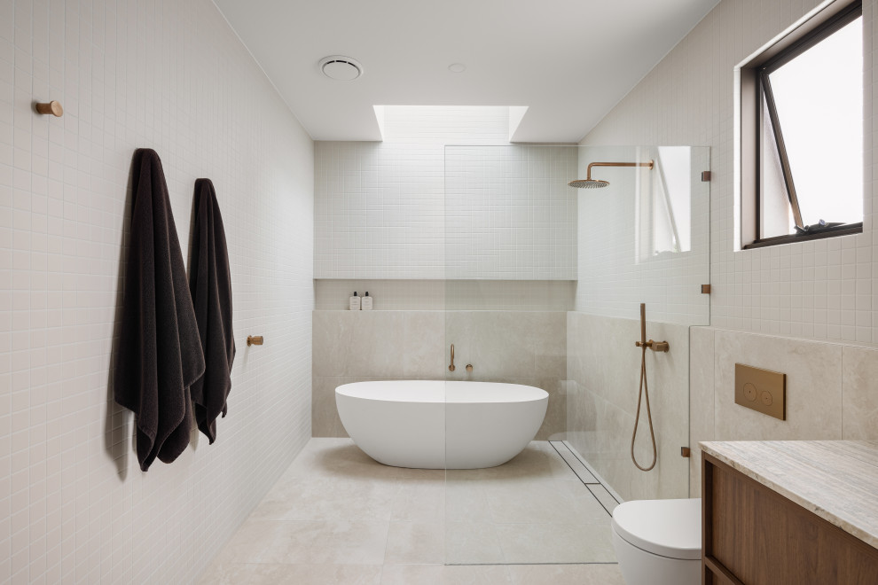 Modernes Badezimmer in Gold Coast - Tweed
