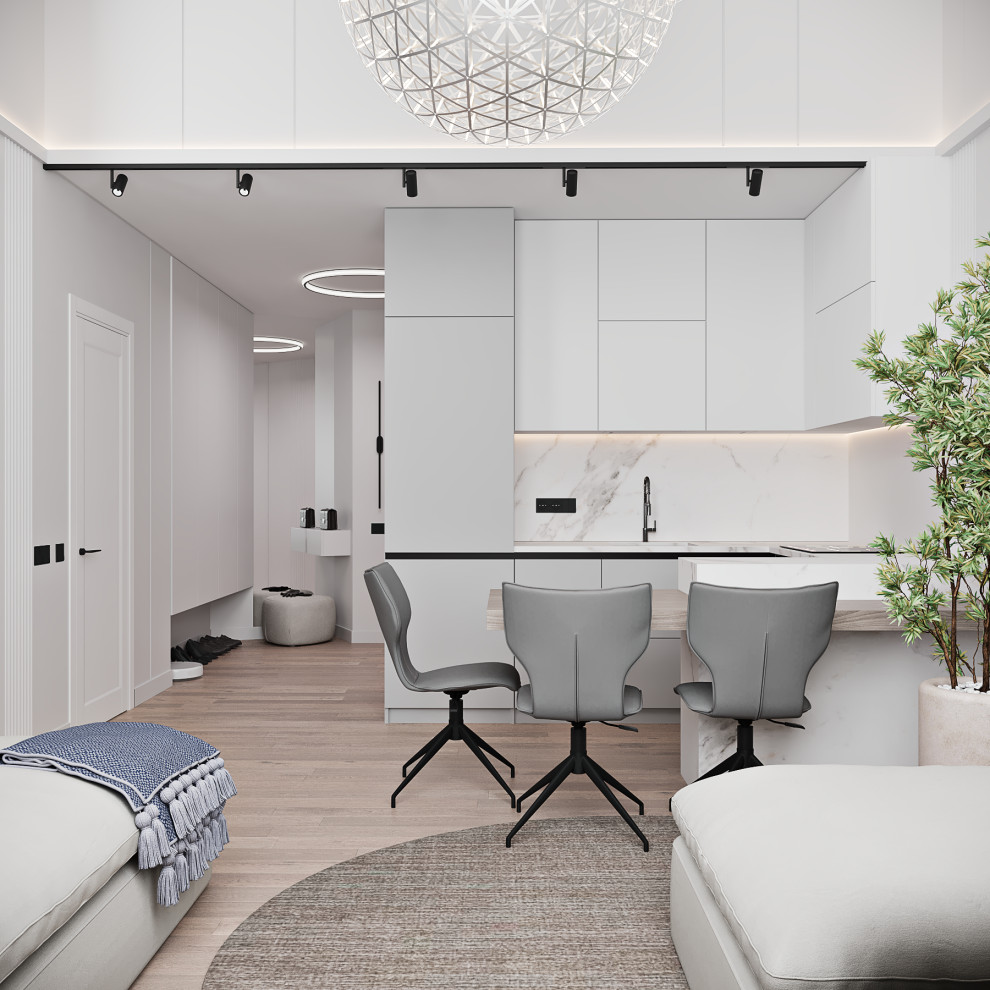 Дизайн проект двухуровневой квартиры