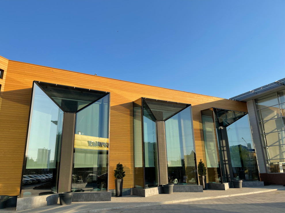 Остекление детского кафе город Кустанай