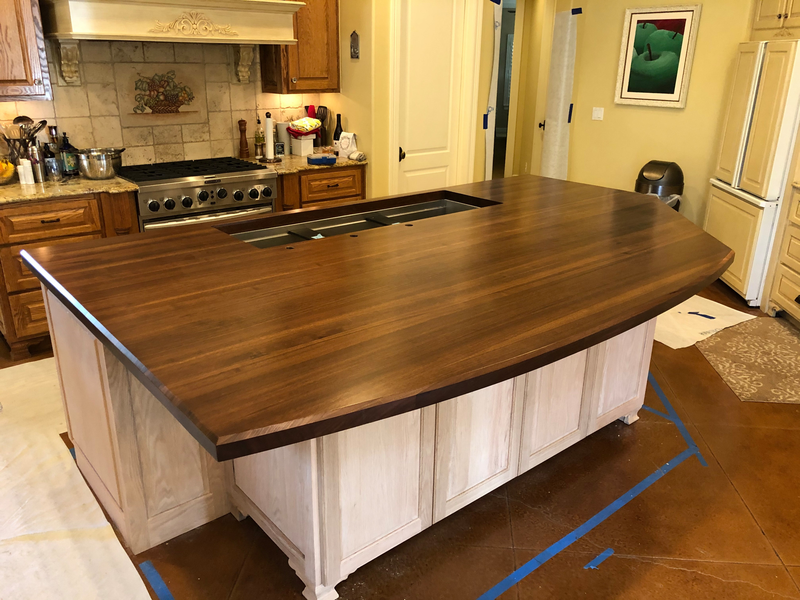 Edge Grain Wood Countertops