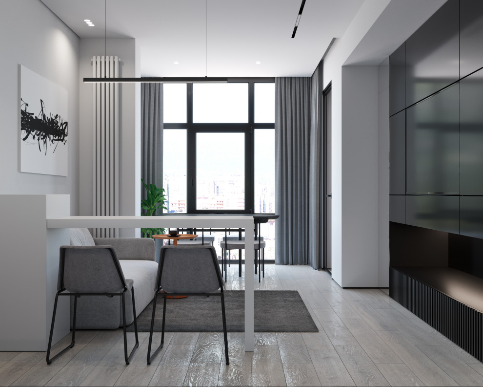 Квартира 77 м2 в современном стиле для творческих личностей