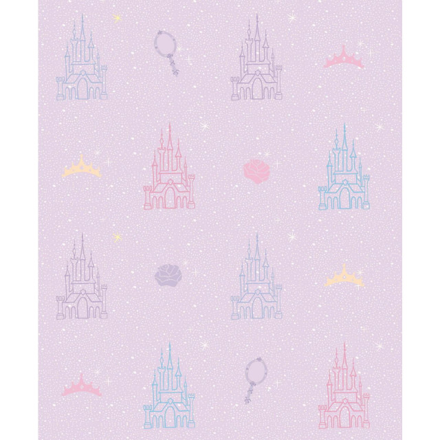 Disney Princess Castle Peel & Stick Wallpaper - Contemporary - Kids Wall  Decor - by York Wallcoverings Inc | Houzz