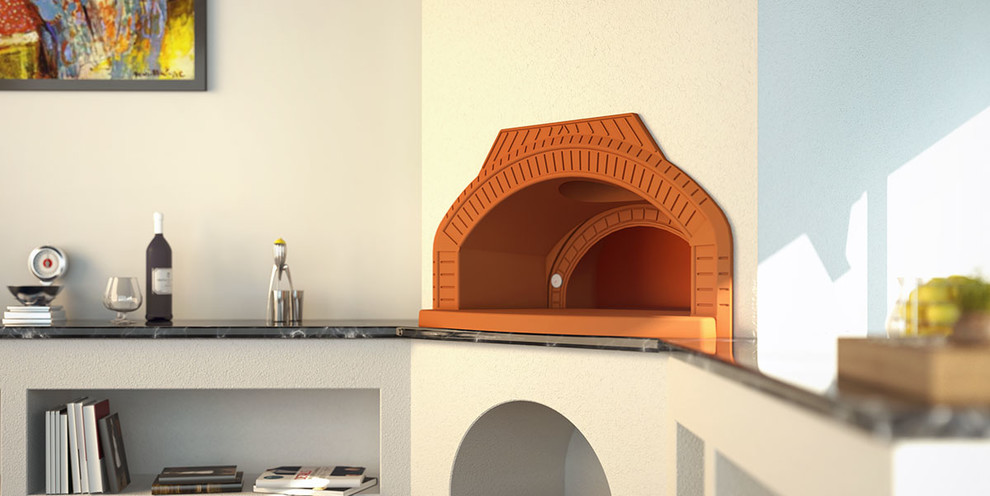 Помпейская печь в зоне отдыха на улице