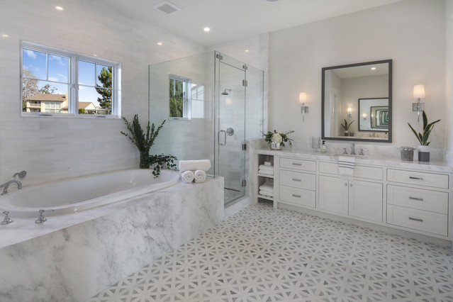 Burning Tree transitional-bathroom