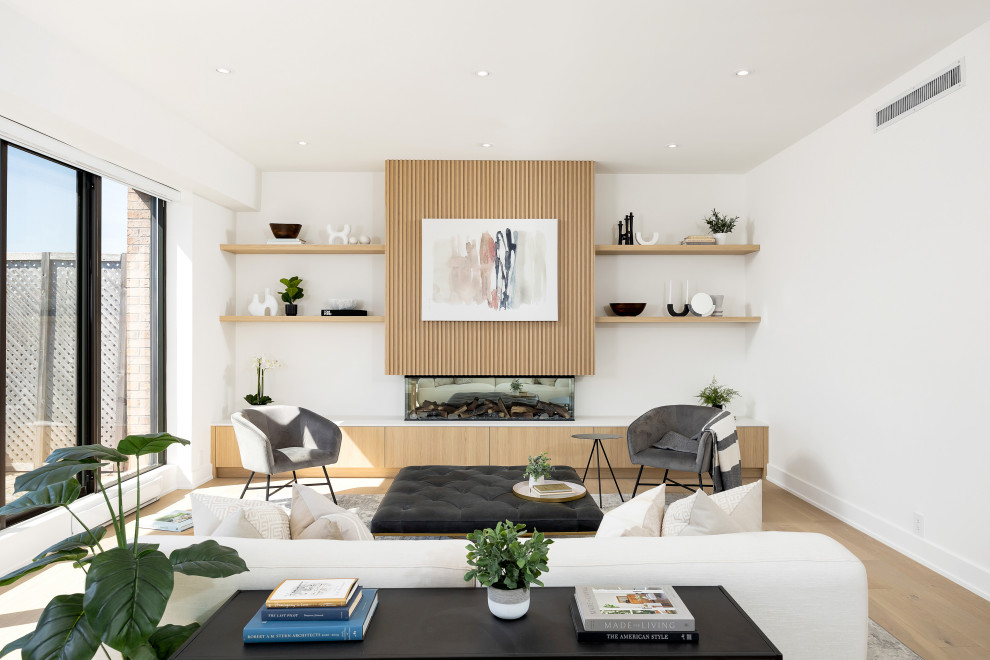 High-end Condo Renovation - Lonsdale - Contemporary - Living Room ...
