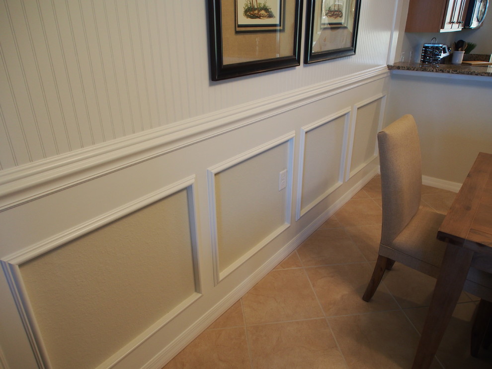 Dining Room Wood Wall Design Contemporary Tampa by Green Tree Millwork Inc. Houzz