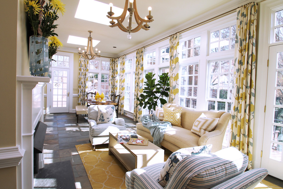 Home design - transitional home design idea in Charlotte