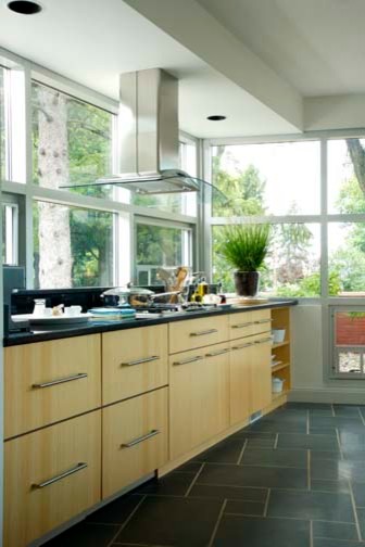 Long Beach Residence trendy-koekken