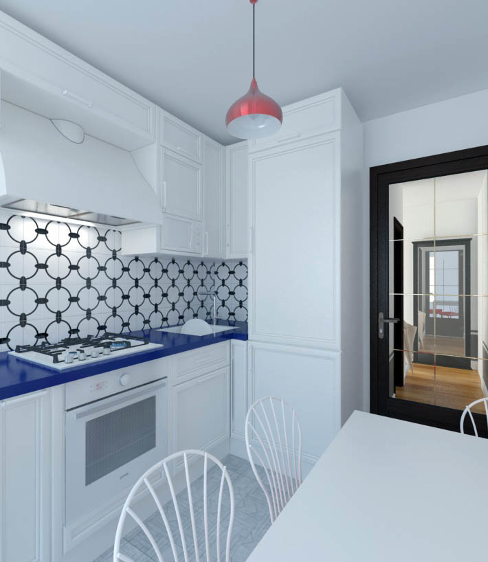 Дизайн интерьера маленькой кухни