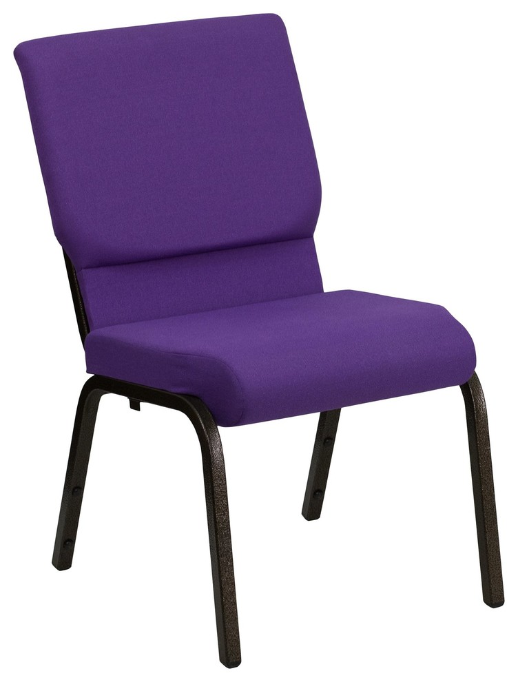 Flash Furniture HERCULES Series Goldvein, Purple Church Stack Chairs