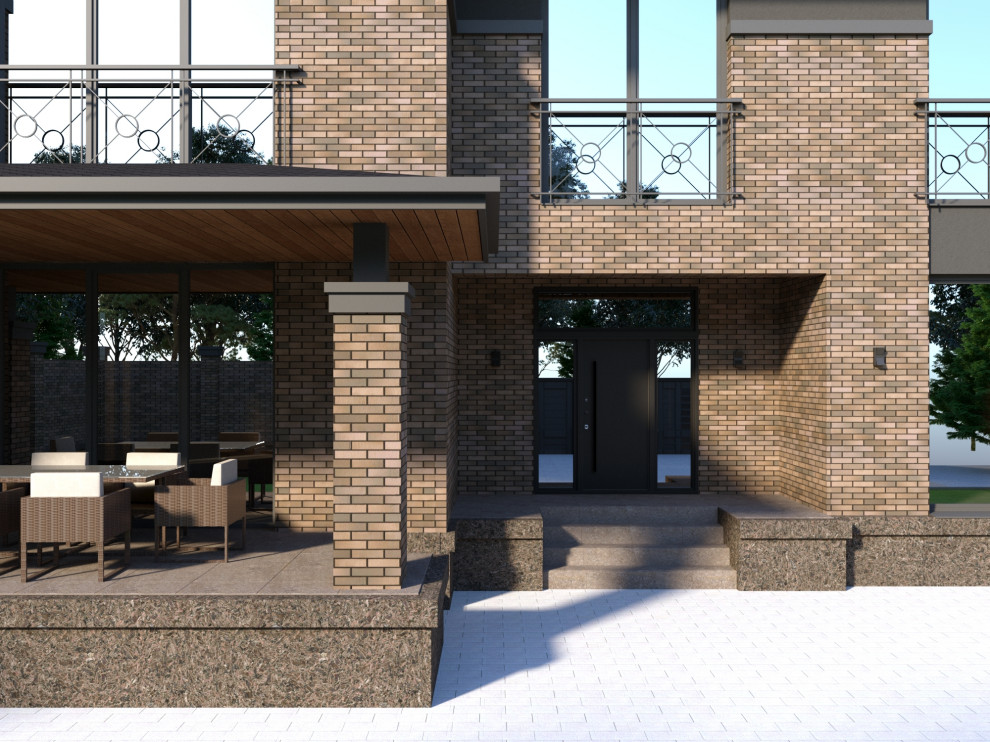 Индивидуальный жилой дом в современном стиле