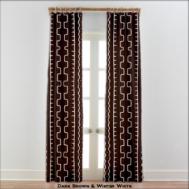 African Mudcloth Curtains