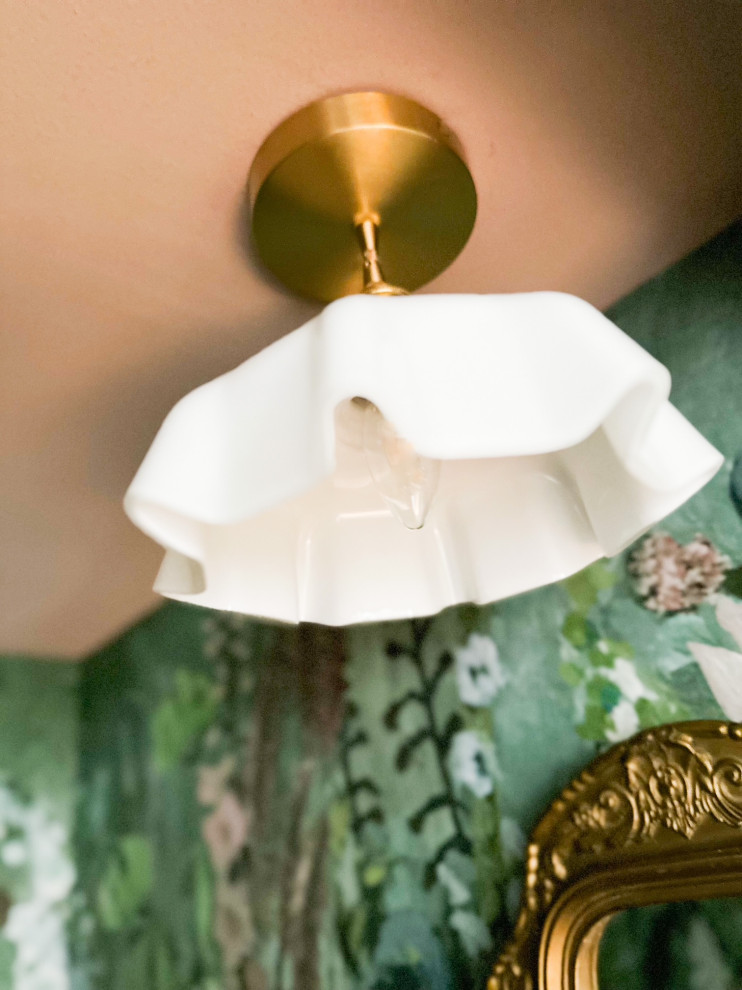 Posh Powder Bath | Denver, CO | Victorian Bathroom Remodel