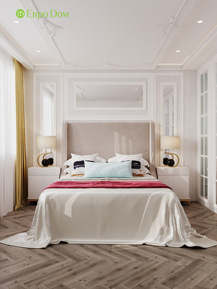 Дизайн четырехкомнатной квартиры 110 кв. м в стиле неоклассика. Фото проекта