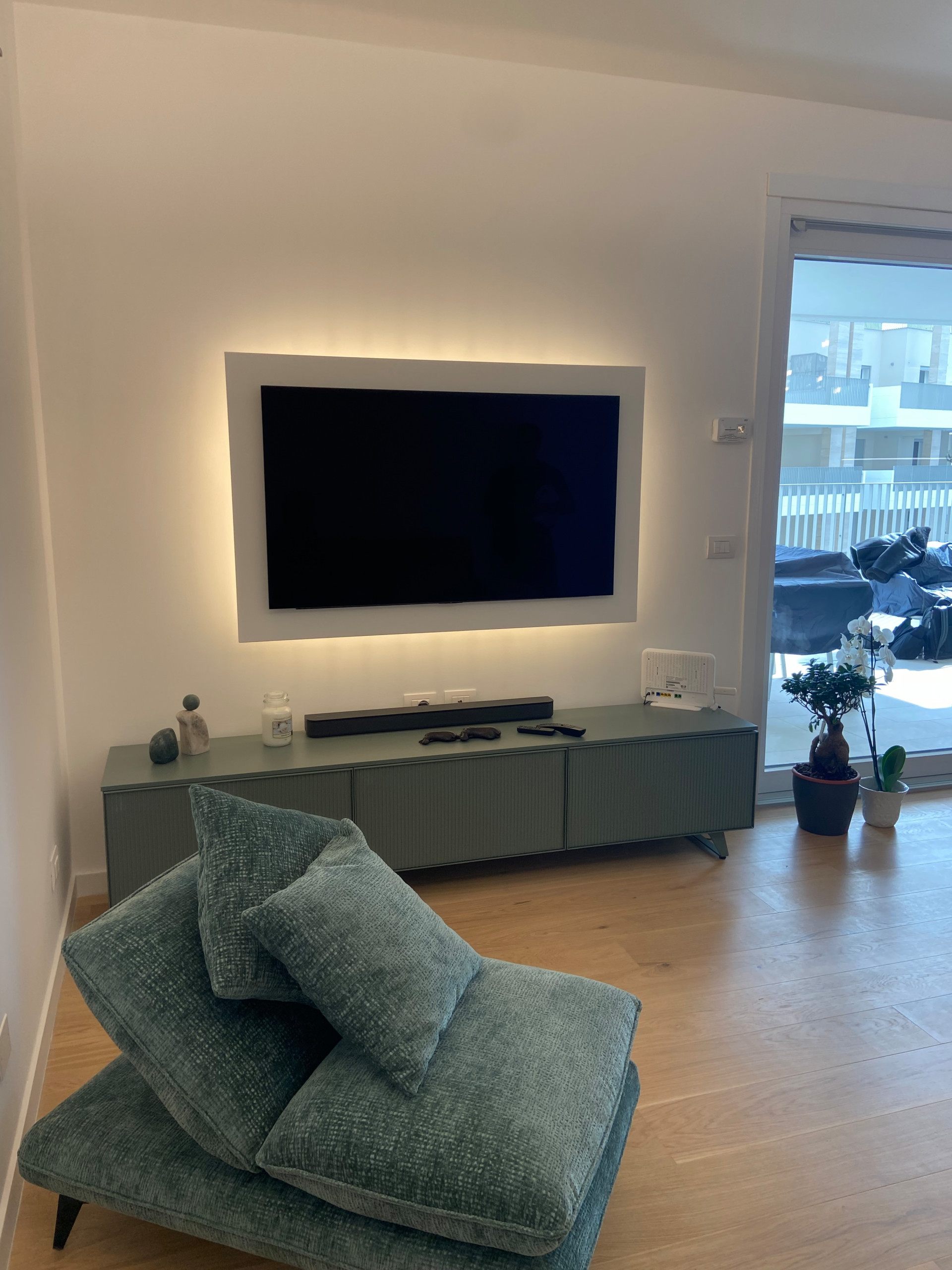 Soggiorno - Un luminoso trilocale in zona Aurelio