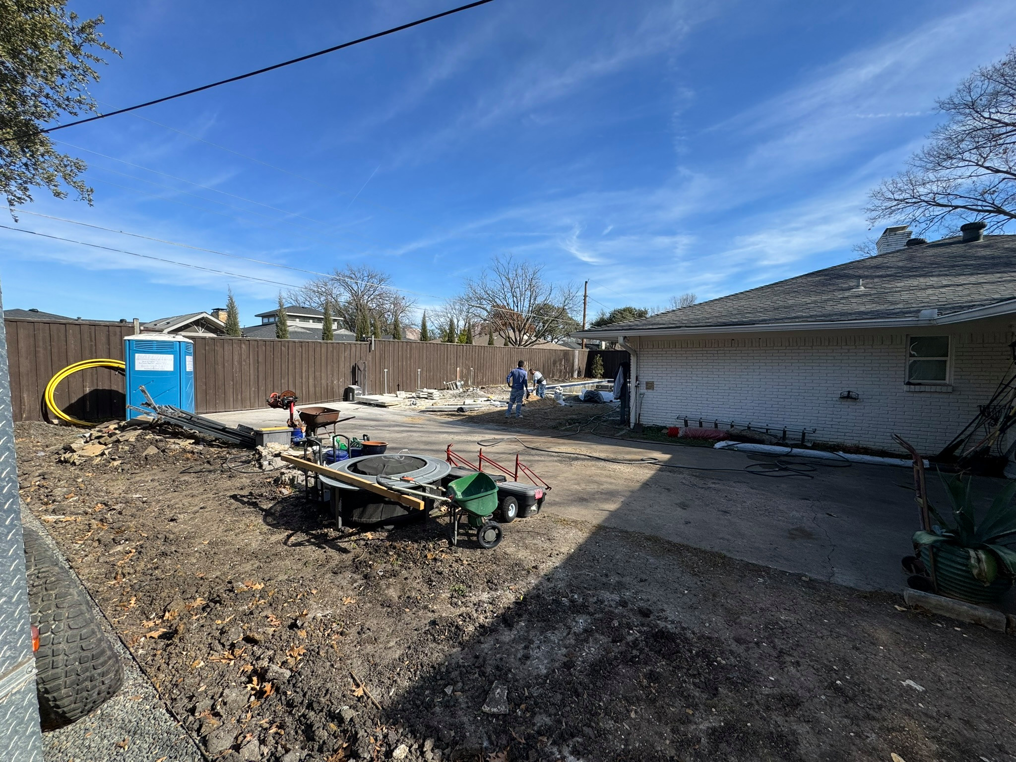 75244 - Preston Hollow - Garage Conversion, Garage Addition - BEFORE and AFTER