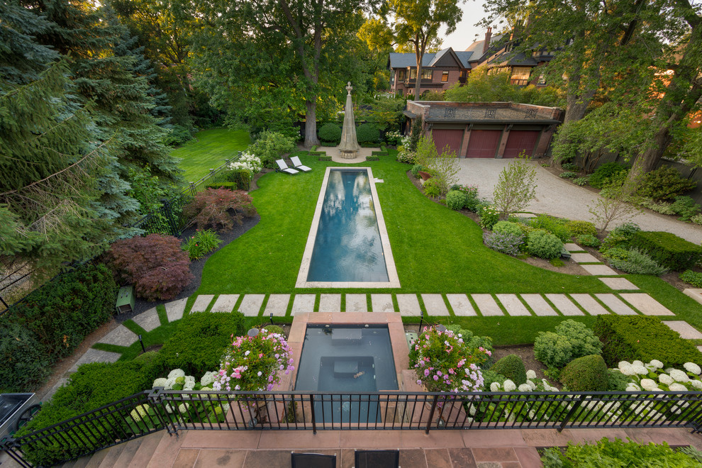 This is an example of a traditional full sun formal garden in Toronto.