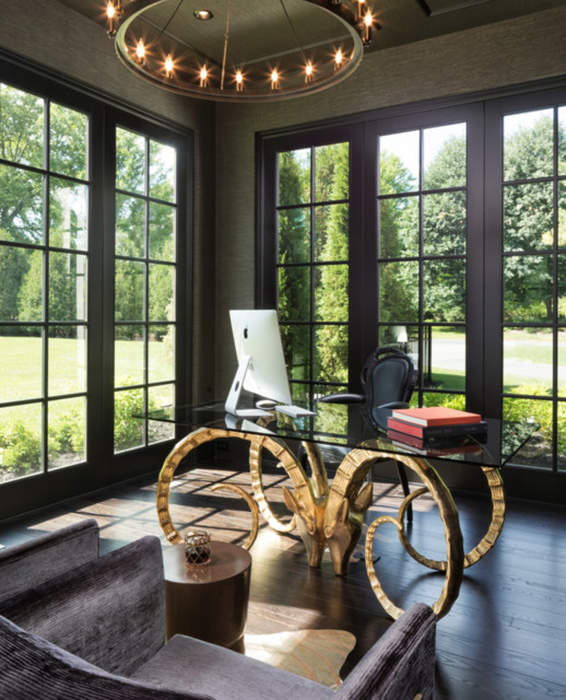 Example of a trendy home design design in Minneapolis