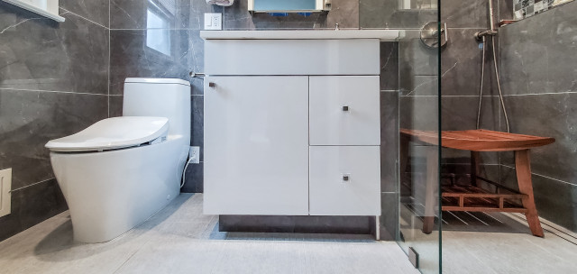 Min Master Bath Make over modern